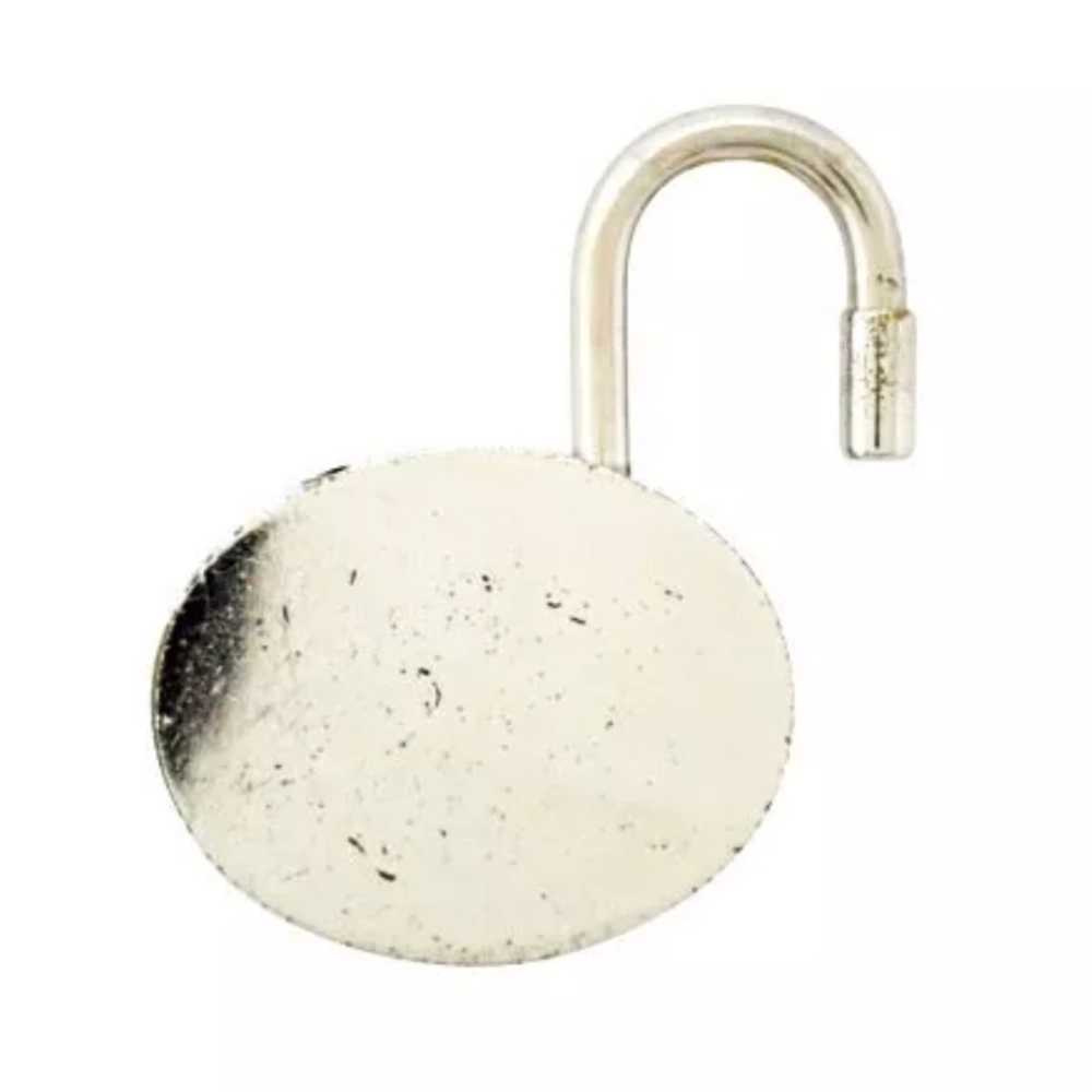 HERMES 2003 ANNEE MEDITERRANEE Limited Silver Cadena Charm Lock VTG w/ Box - Picture 4 of 6